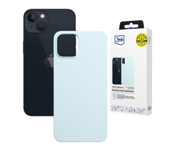 3mk Hardy MagSilicone Blue do iPhone 15 - 1344458 - zdjęcie
